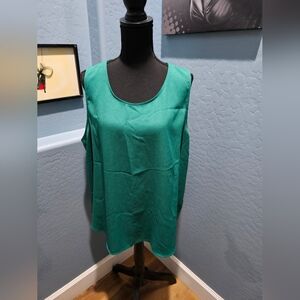 Van Heusen Teal Sleeveless Tank Top